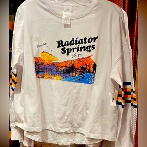Radiator Springs Graphic Long Sleeve Shirt Disney California adventure